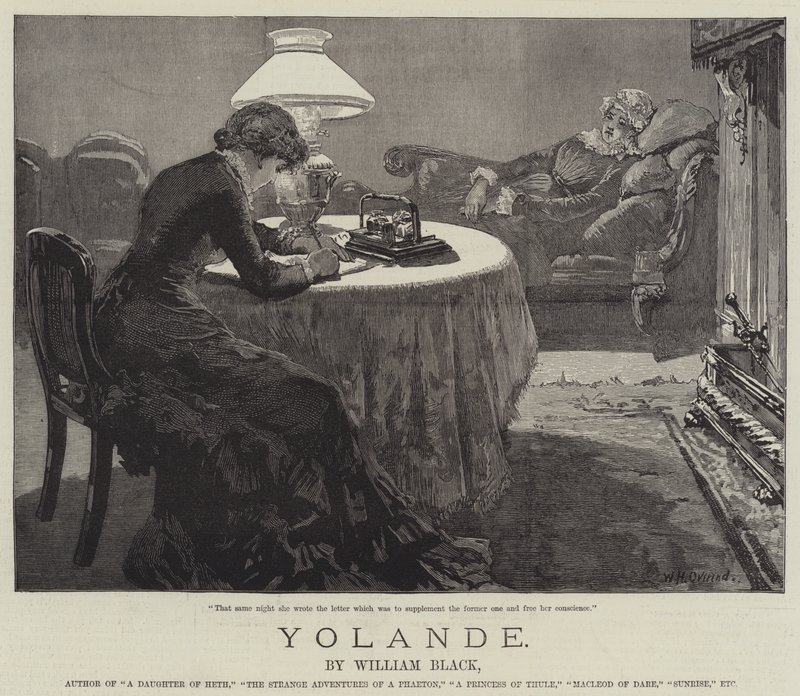Yolande, por William Black de William Heysham Overend