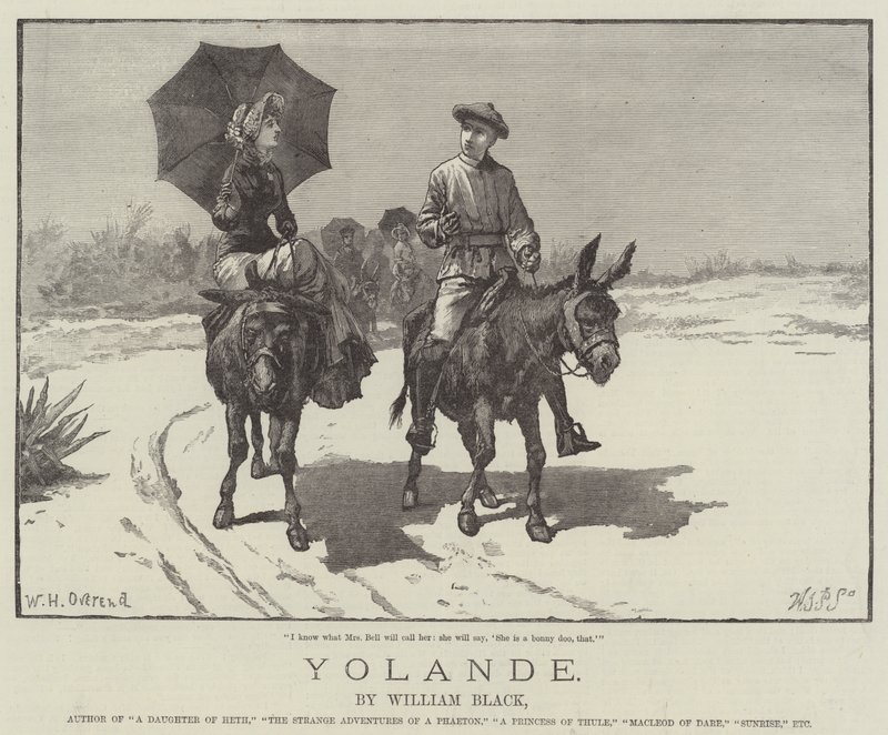Yolande, por William Black de William Heysham Overend