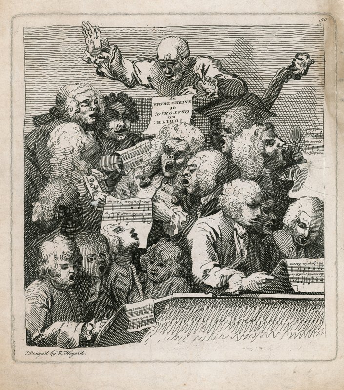 Músicos de William Hogarth