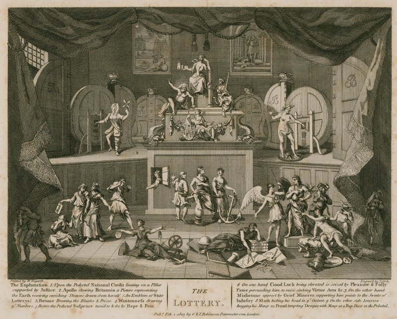 La lotería de William Hogarth