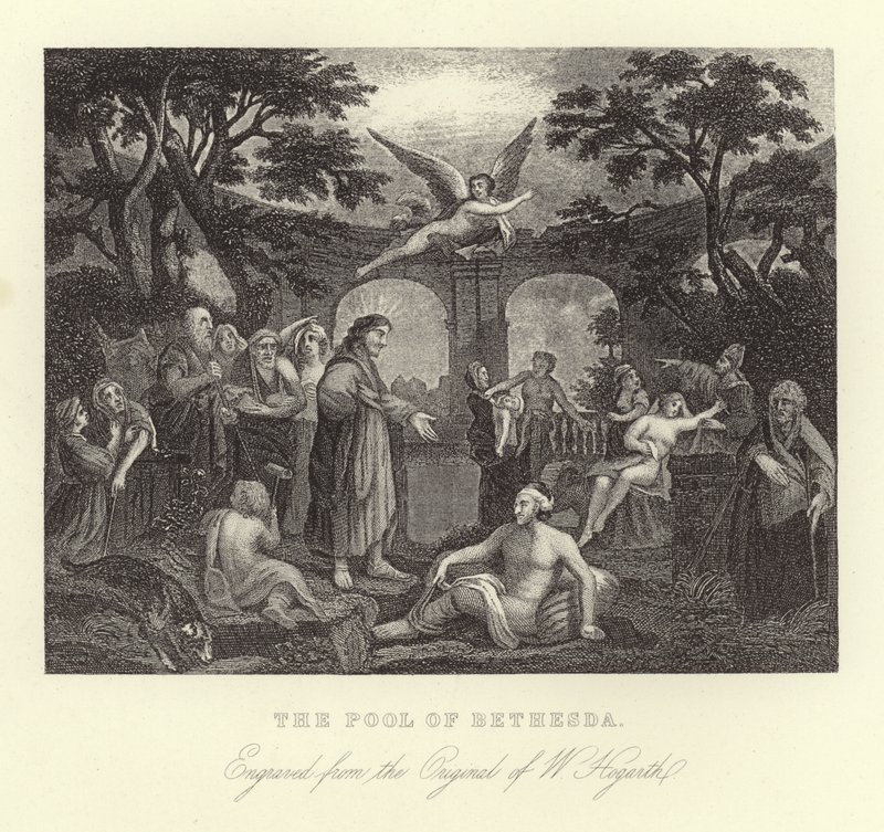 El Estanque de Betesda de William Hogarth