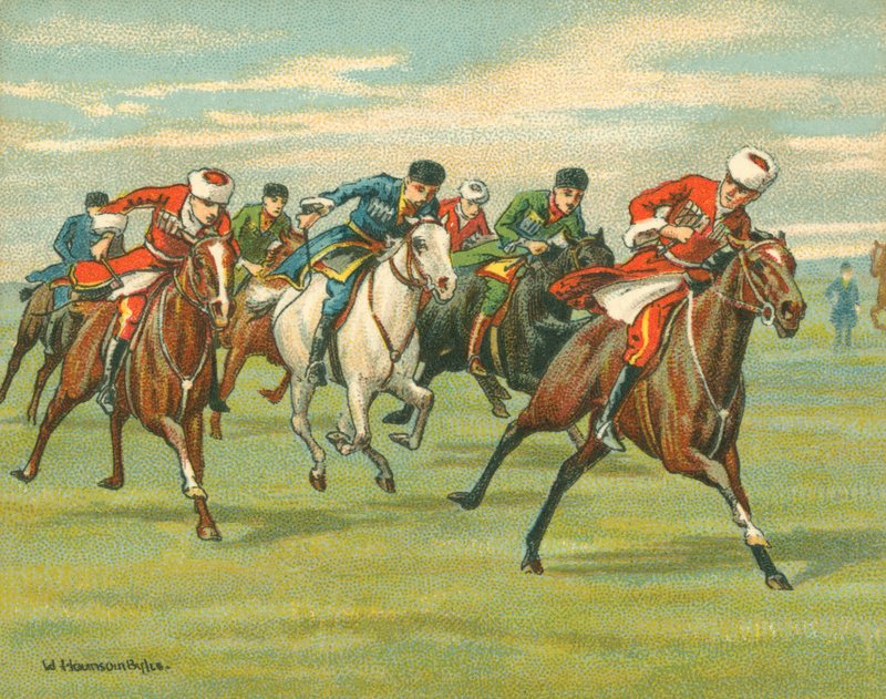 Carreras Históricas y Modernas, Carreras de Caballos Cosacos de William Hounsom Byles