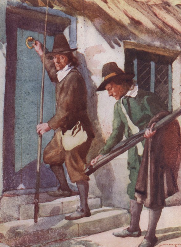 Ilustración para The Compleat Angler de Izaak Walton (litografía en color) de William Lee Hankey