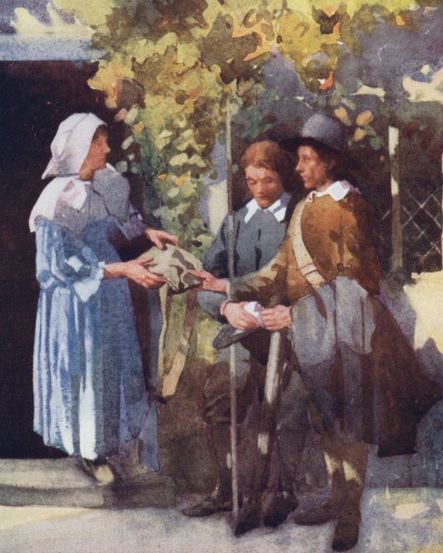 Ilustración para The Compleat Angler de Izaak Walton (litografía en color) de William Lee Hankey