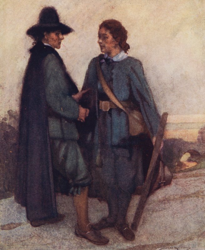 Ilustración para The Compleat Angler de Izaak Walton (litografía en color) de William Lee Hankey
