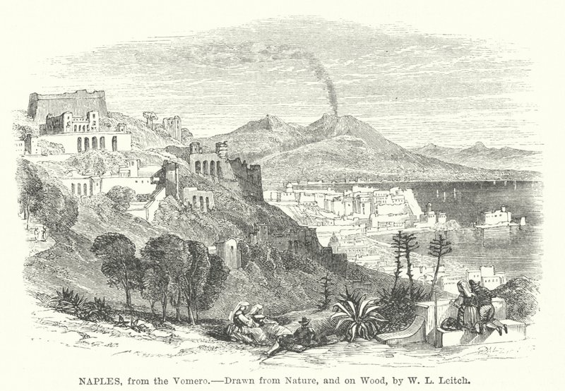Nápoles, desde el Vomero de William Leighton (after) Leitch