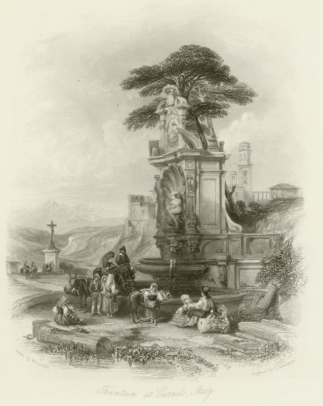 Fuente en Carnelo de William Leighton Leitch