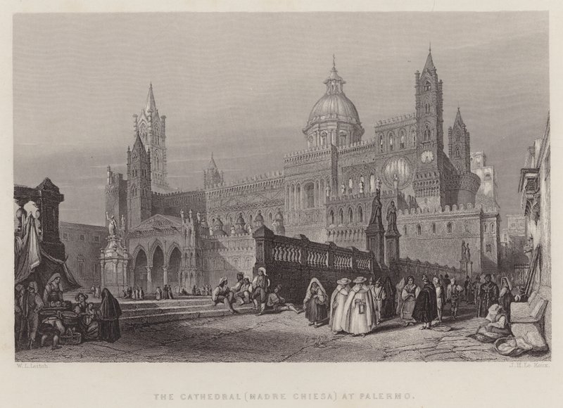 La Catedral (Madre Chiesa) en Palermo de William Leighton Leitch