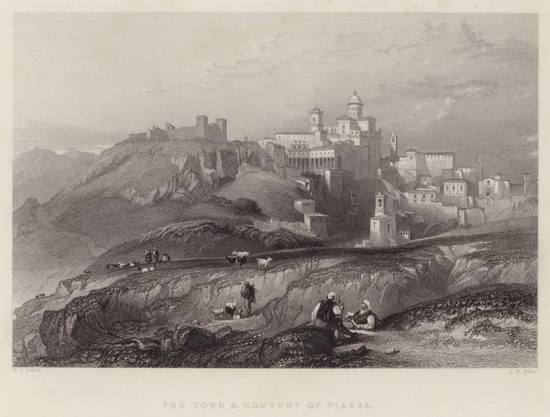 La Ciudad y Convento de Piazza de William Leighton Leitch
