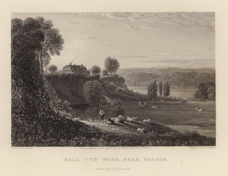 Salón en el bosque cerca de Bolton de William Linton