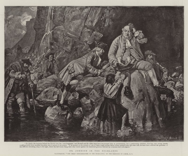 Dr. Johnson en las Tierras Altas de William Lockhart Bogle