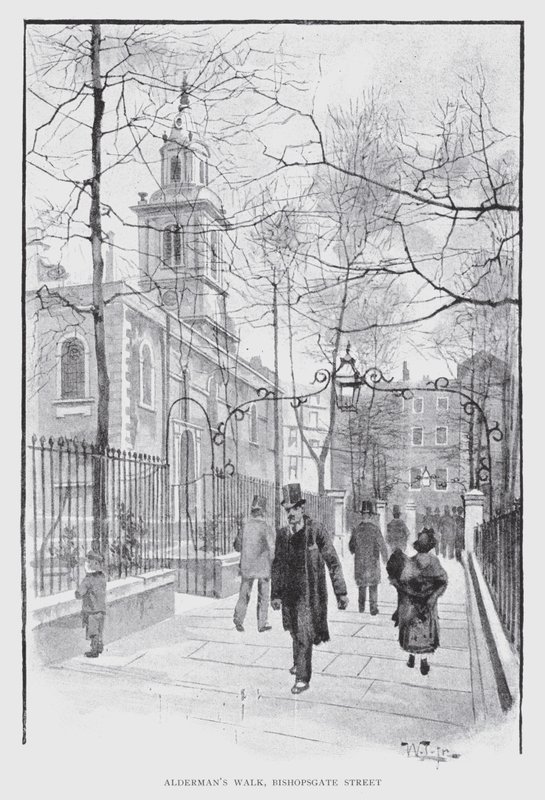 Paseo de Anderman, Bishopsgate Street de William Luker