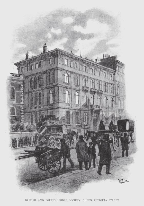 Sociedad Bíblica Británica y Extranjera, Calle de la Reina Victoria de William Luker