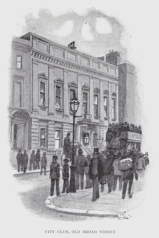 Club de la Ciudad, Old Broad Street de William Luker