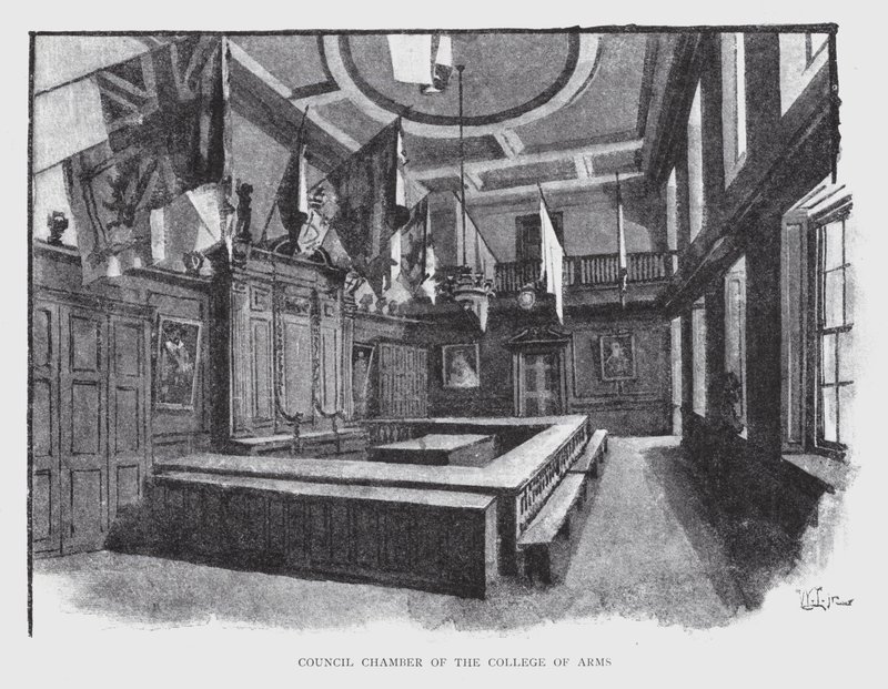 Sala del Consejo del Colegio de Armas de William Luker