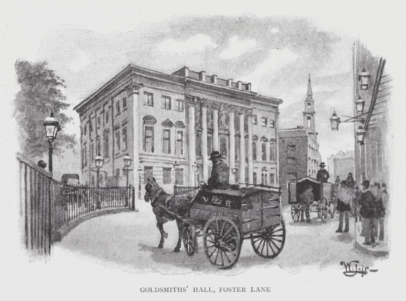 Salón de los Orfebres, Foster Lane de William Luker
