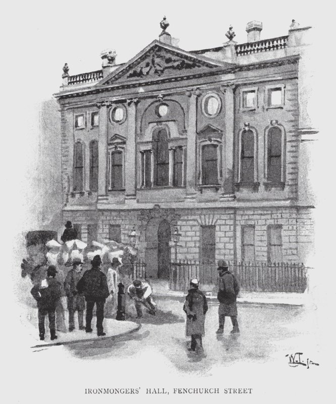 Salón de los Ferreteros, Calle Fenchurch de William Luker