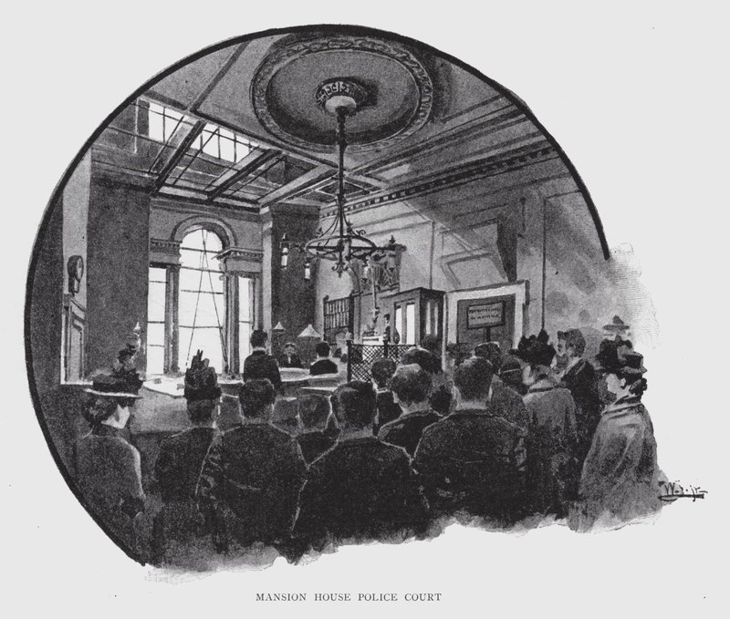 Tribunal de Policía de Mansion House de William Luker