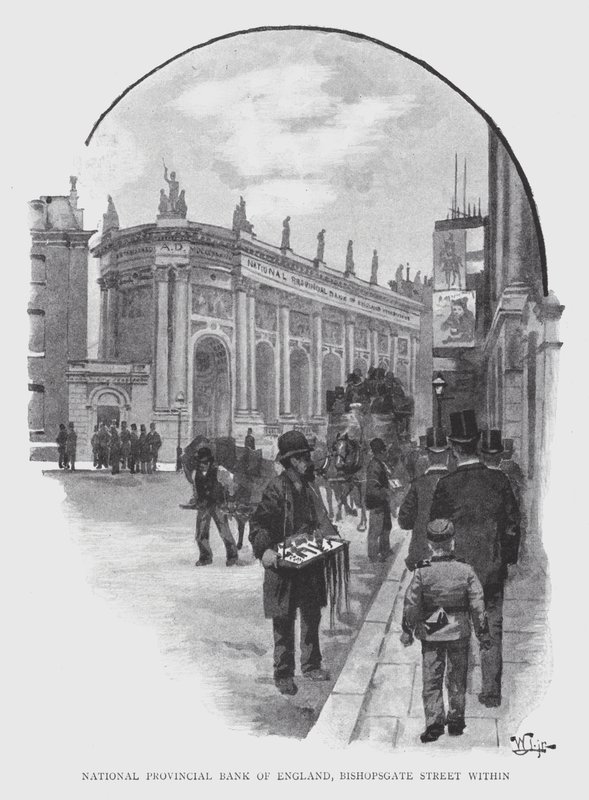 Banco Nacional Provincial de Inglaterra, Calle Bishopsgate de William Luker