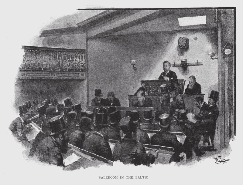 Sala de Ventas en el Báltico de William Luker