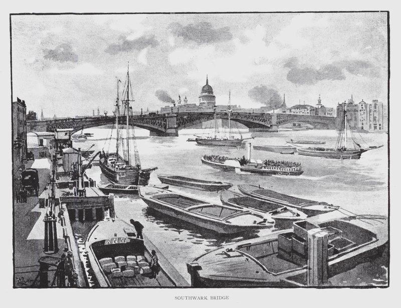 Puente de Southwark de William Luker