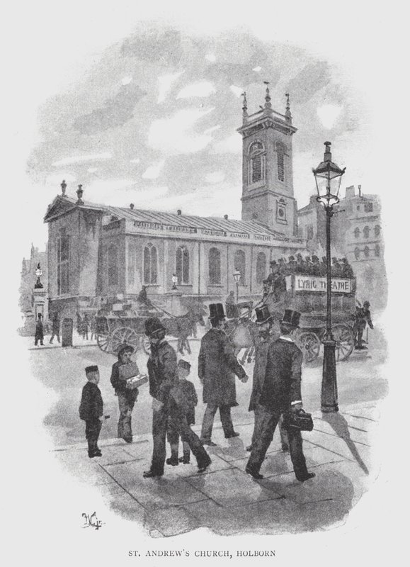 Iglesia de San Andrés, Holborn de William Luker