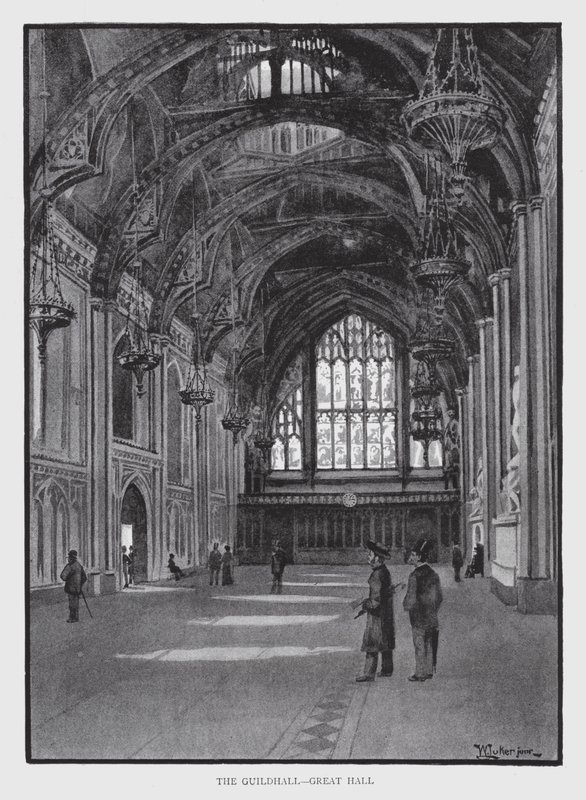 El Guildhall, Gran Salón de William Luker