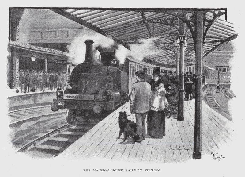 Estación de Ferrocarril de Mansion House de William Luker