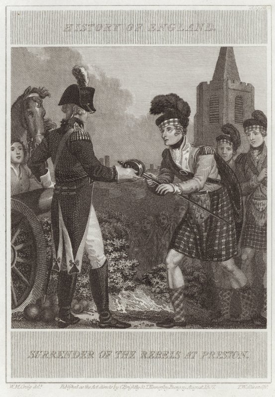 Rendición de los rebeldes en Preston de William Marshall Craig