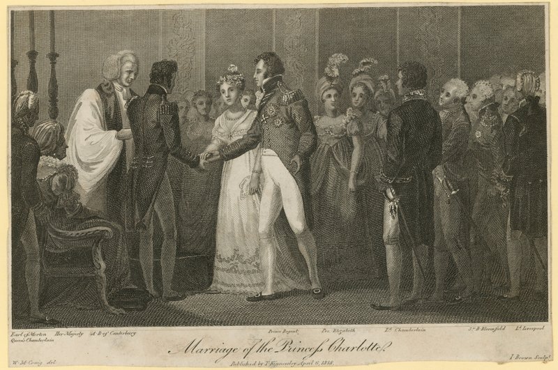 La boda de la Princesa Charlotte de William Marshall Craig