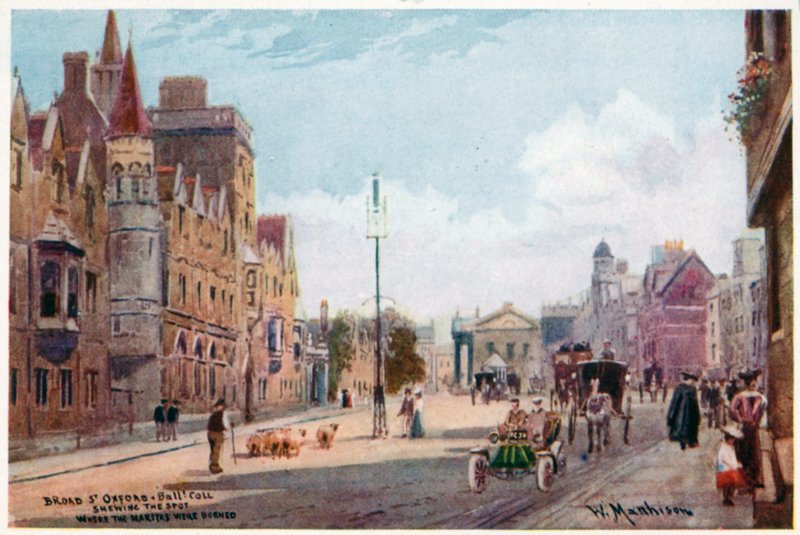 Broad St, Oxford, y Balliol College de William Matthison