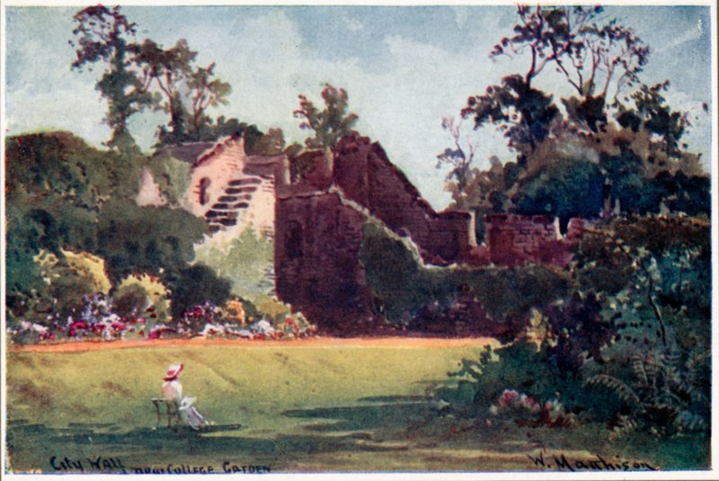 Muro de la Ciudad de Oxford, Jardín del New College de William Matthison