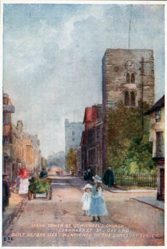 Torre sajona, iglesia de San Miguel, Cornmarket St de William Matthison