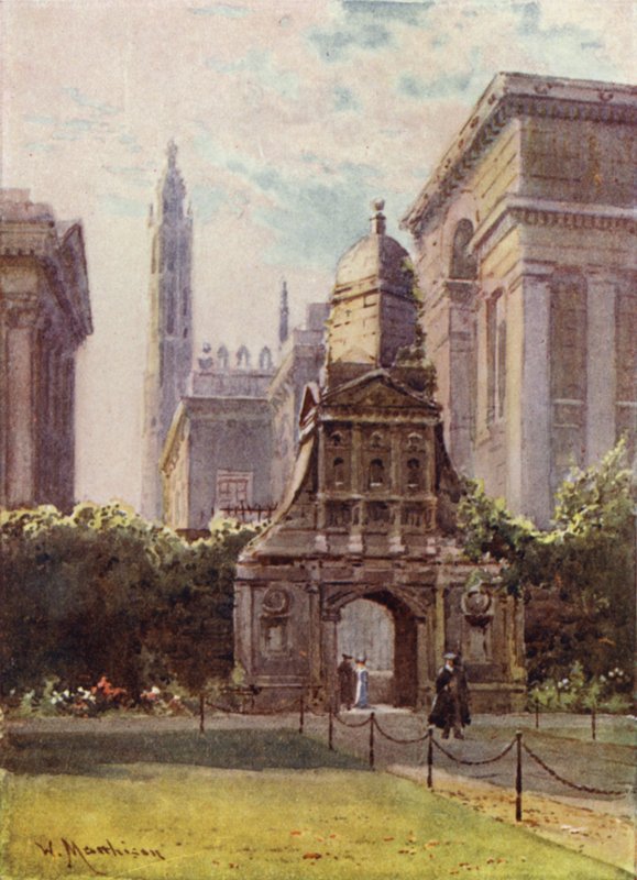 La puerta de honor, Caius College de William Matthison