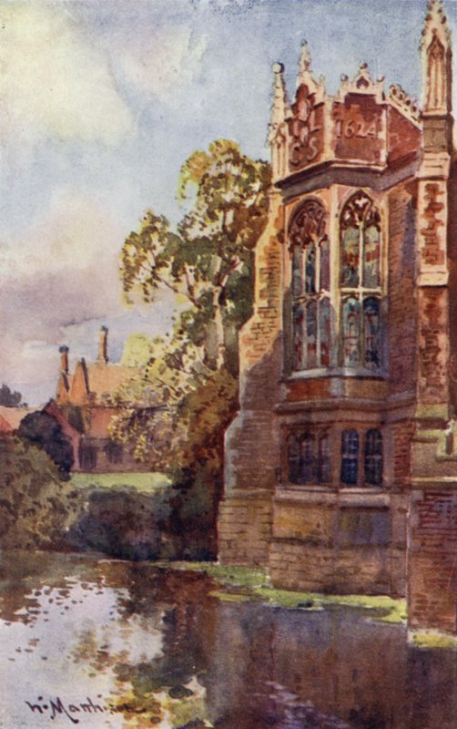 La Ventana de la Biblioteca, St Johns College, desde el Puente de los Suspiros de William Matthison