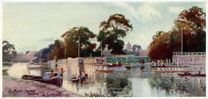 El río y las barcazas de William Matthison