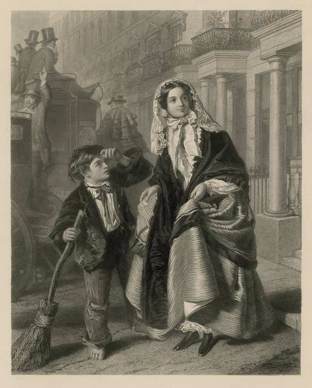 El barrendero de William Powell Frith