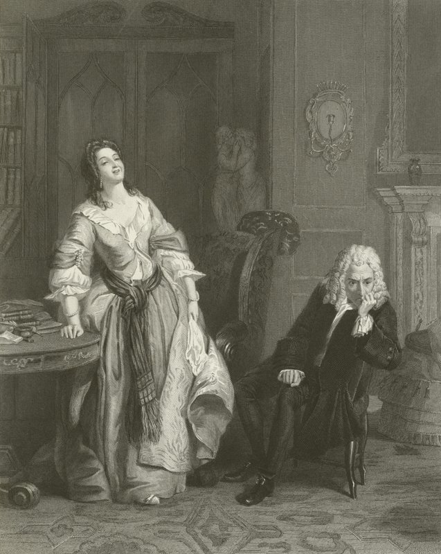 El poeta rechazado de William Powell Frith