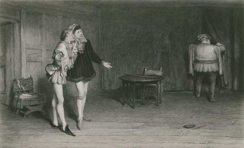 Príncipe Enrique, Points y Falstaff, Enrique IV, Primera Parte de William Quiller Orchardson