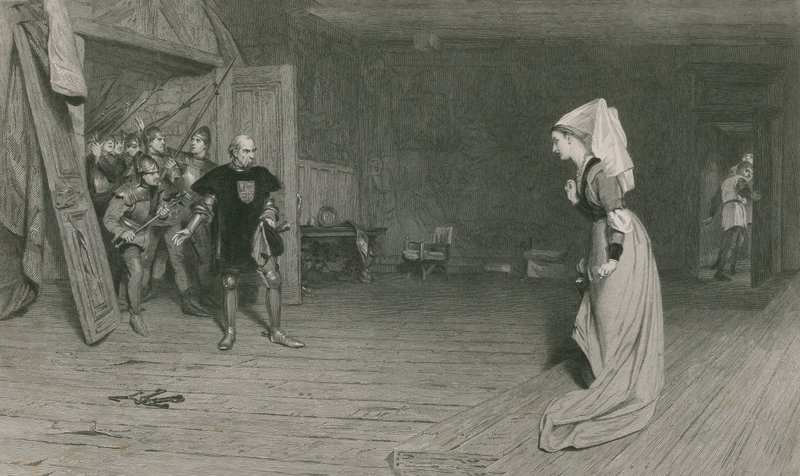 Talbot y la Condesa de Auvergne, Rey Enrique VI, Primera Parte de William Quiller Orchardson