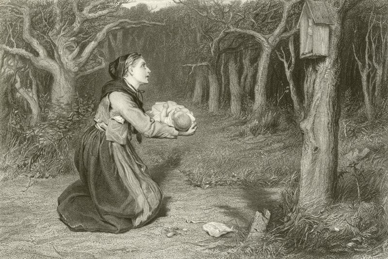 El santuario en el bosque de William Quiller Orchardson