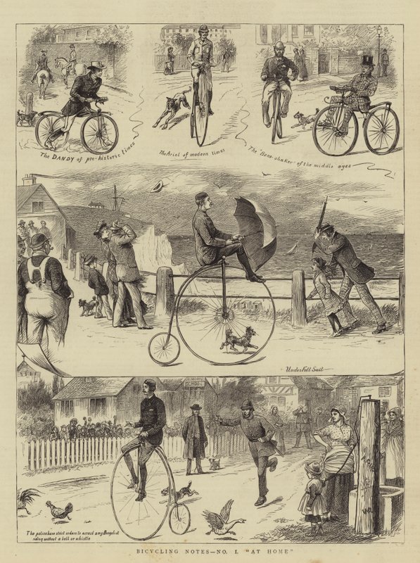 Notas sobre ciclismo, No I, en casa de William Ralston