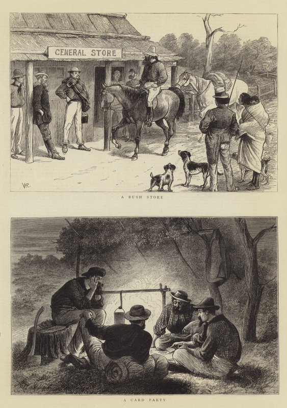 Vida en el campo en Queensland de William Ralston