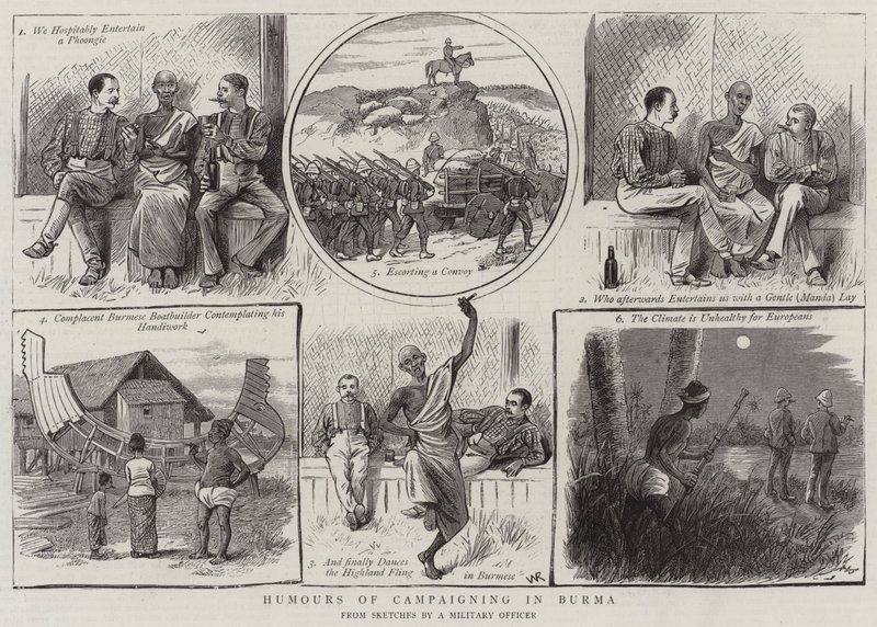 Humores de la campaña en Birmania de William Ralston