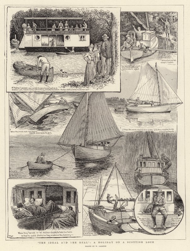 El ideal y lo real, unas vacaciones en un lago escocés de William Ralston
