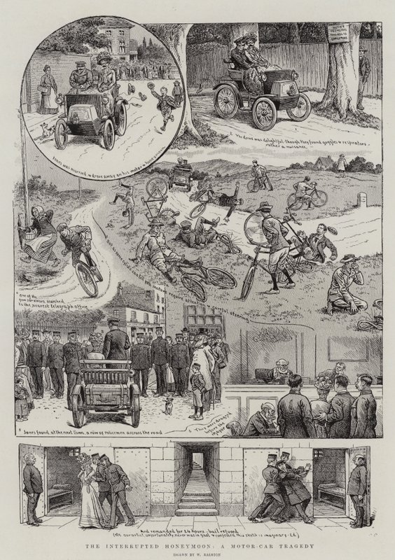 La luna de miel interrumpida, una tragedia en automóvil de William Ralston