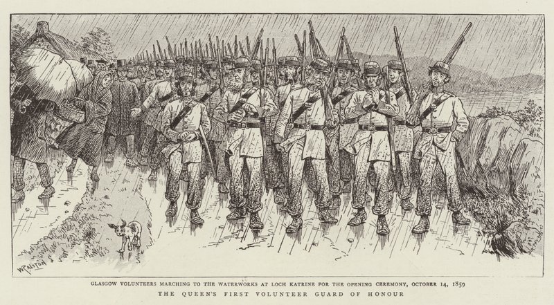 La primera guardia de honor voluntaria de la Reina de William Ralston