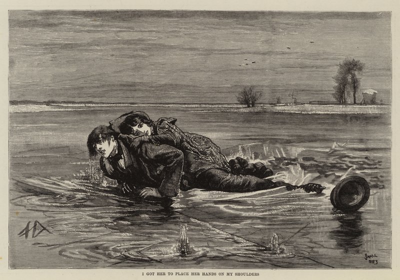 Ilustración para Thirlby Hall, de W E Norris de William Small