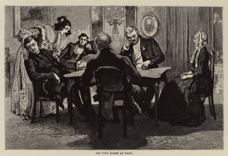 Ilustración para Thirlby Hall, por W E Norris de William Small