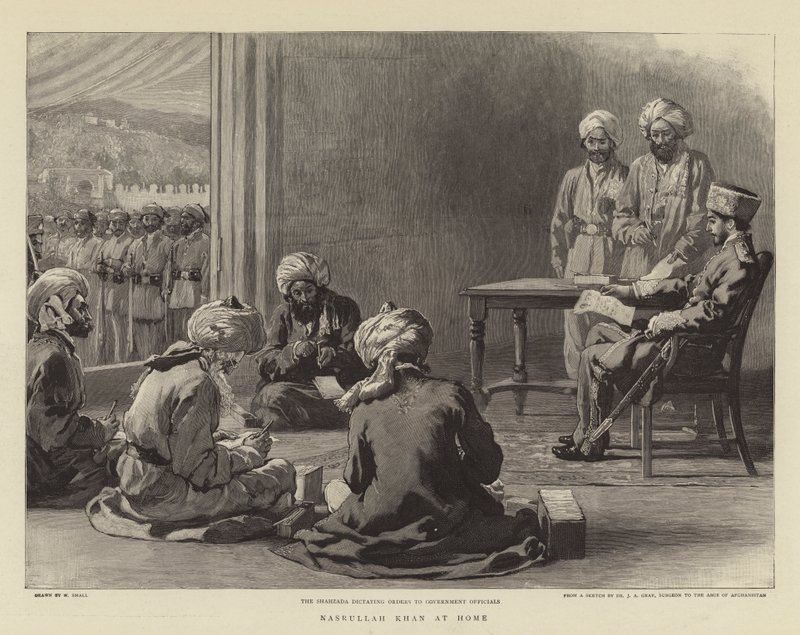 Nasrullah Khan en Casa de William Small